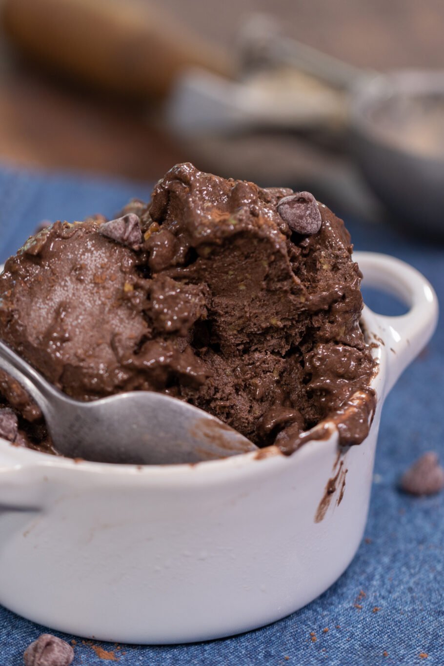 The Best Chocolate Keto Ice Cream Bowl