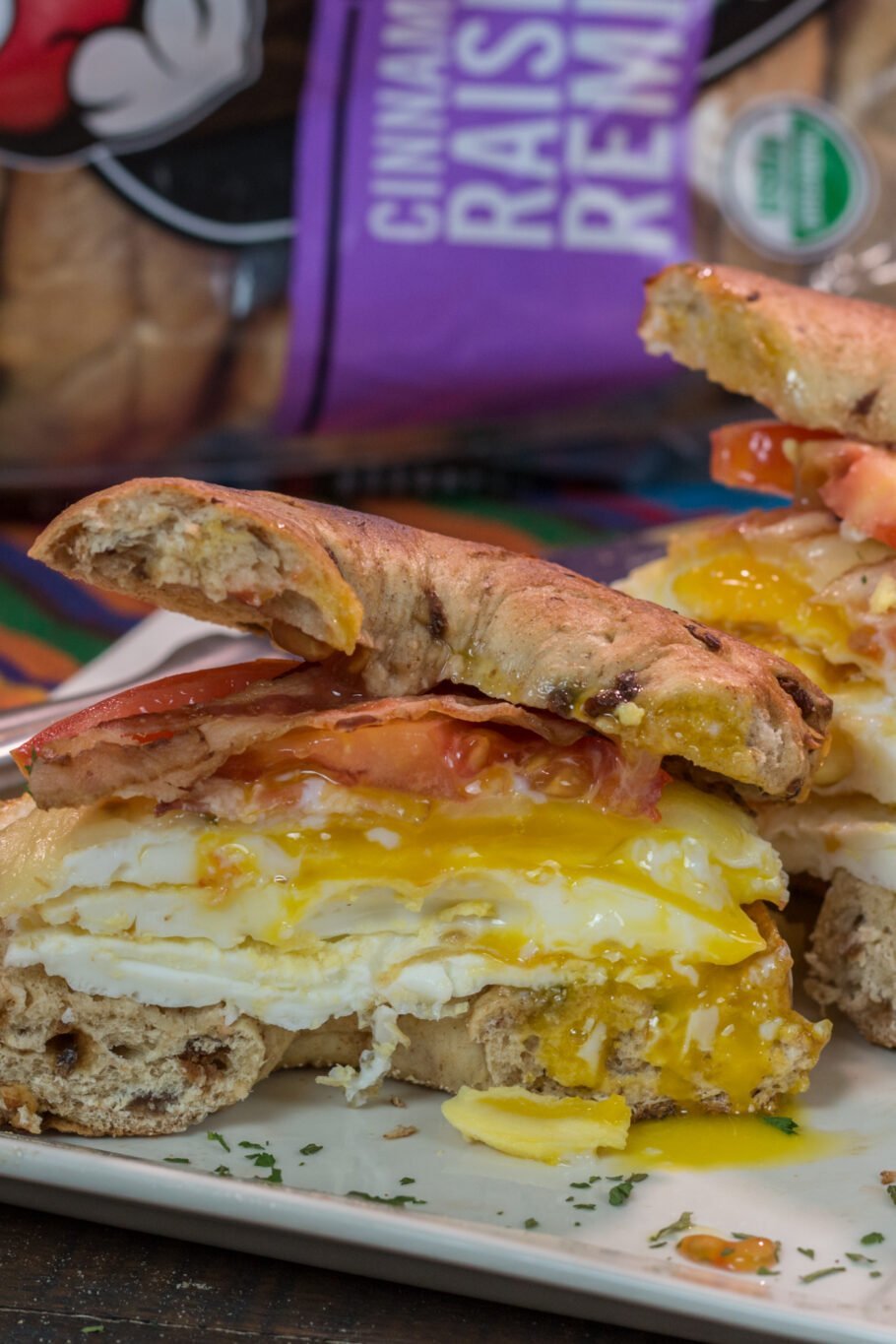 Quick & Easy Breakfast Bagel Sandwich